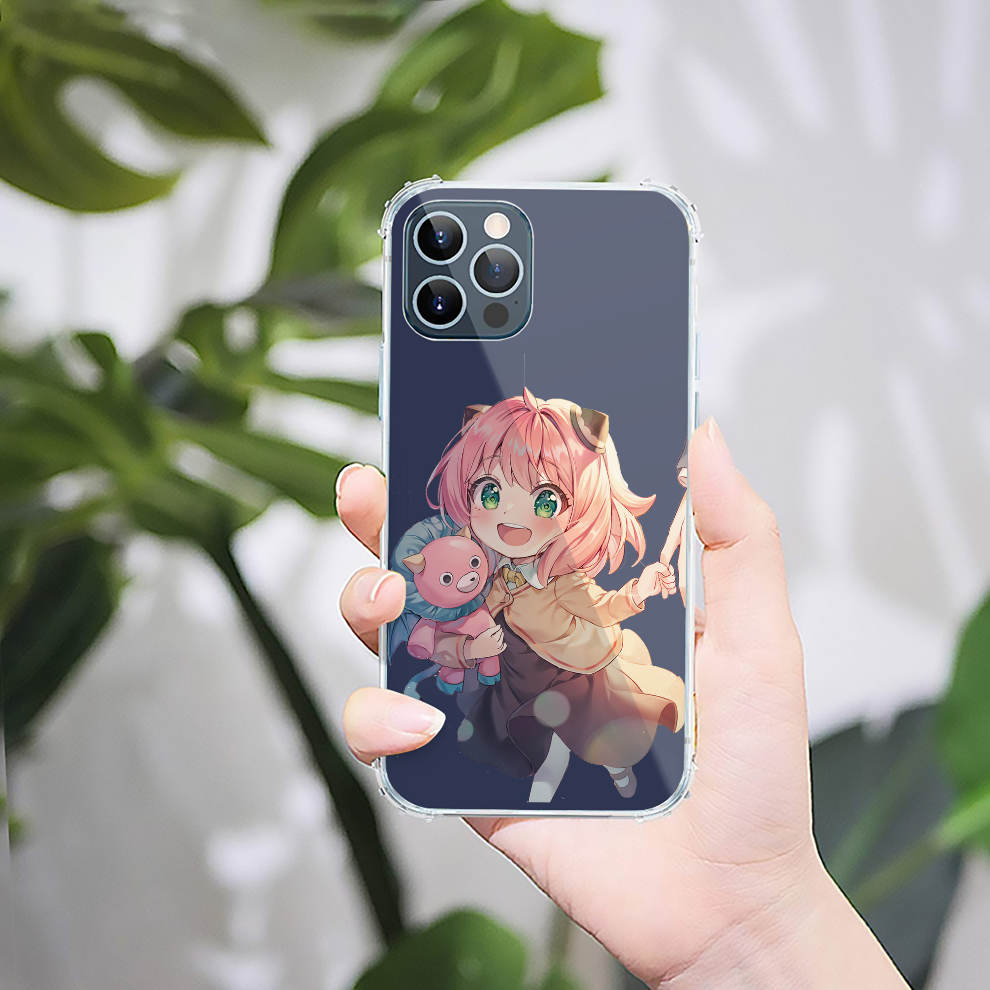 （画像用） SPY×FAMILY间谍家家酒 【iPhone 12シリーズ対応】透明スマホケース（クリアソフトケース）